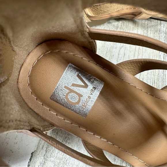 Dolce Vita Girls Curse Gladiator Sandals Lace Up Faux Leather Rose Gold #1012 - Picture 12 of 13